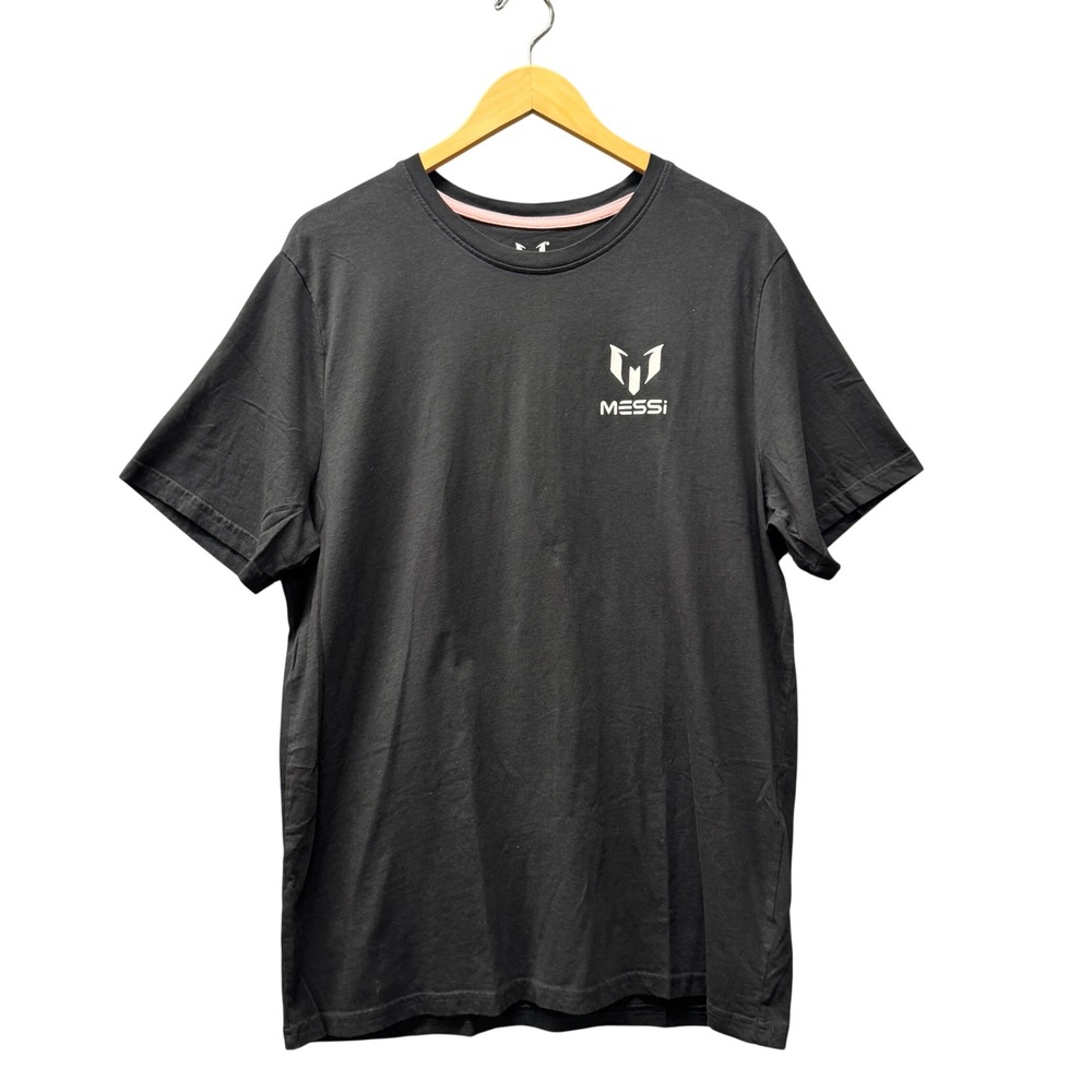 Messi Collection T Shirt Mens XL Worldwide Legend GOAT Black Soccer Tee